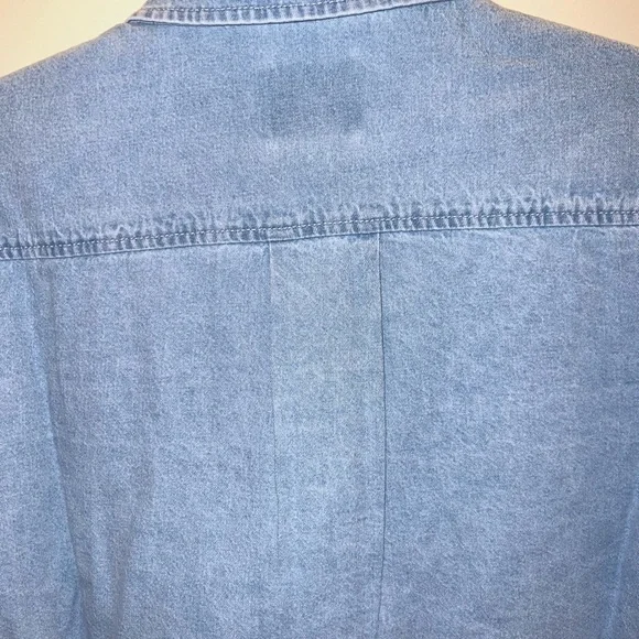 Disney Parks Winnie the Pooh Embroidered Denim Button Up Shirt 1X NWT - Picture 6 of 10